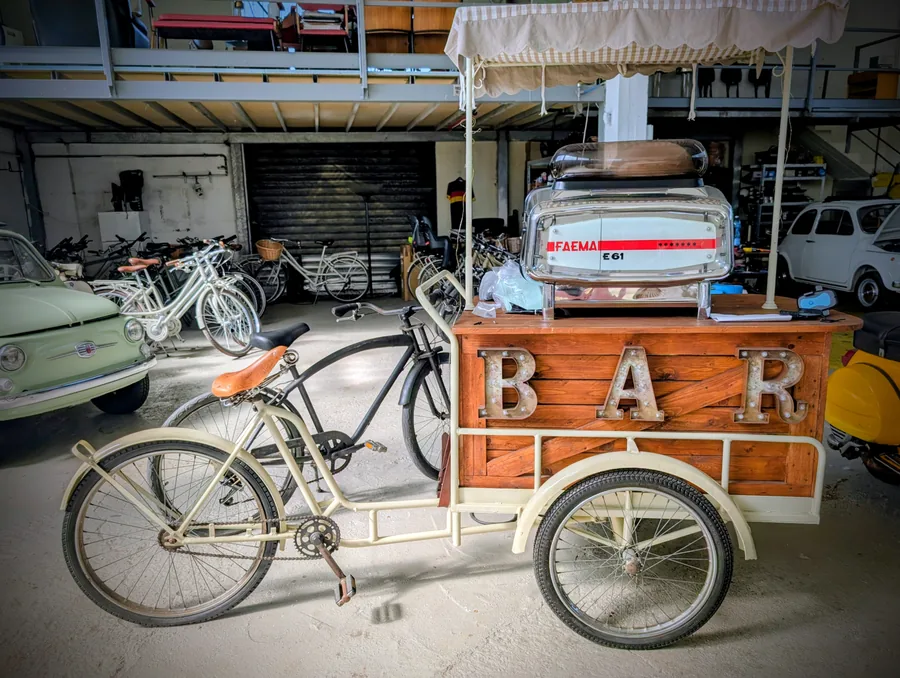 A bicycle bar