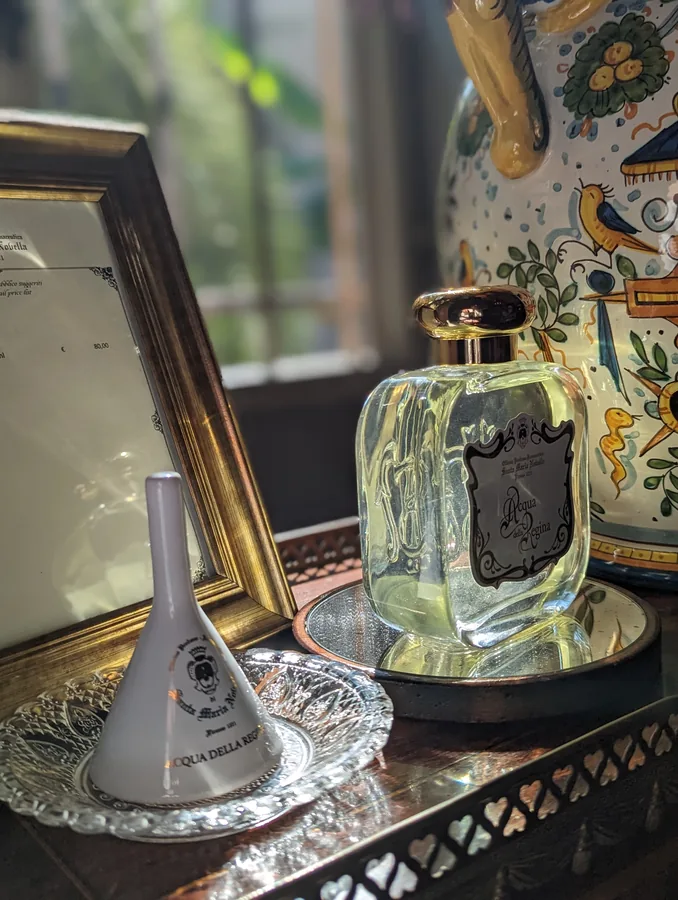 A still life on a side table
